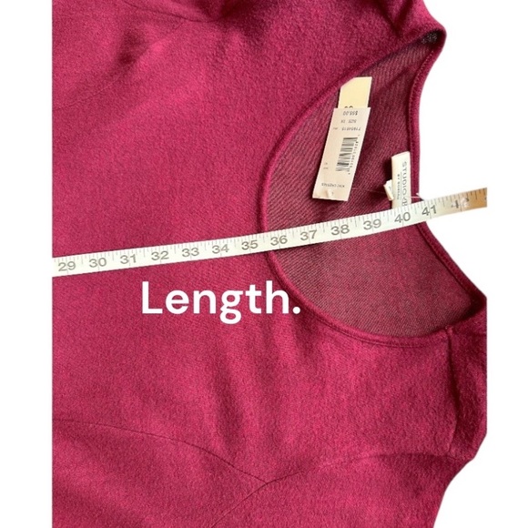 New with tags plus size studio B, long sleeve, mid, knit dress - Picture 10 of 12